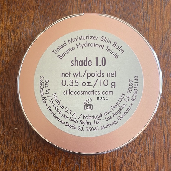 NIB Stila Tinted Moisturizer Skin Balm, Shade 1.0 - Picture 7 of 7